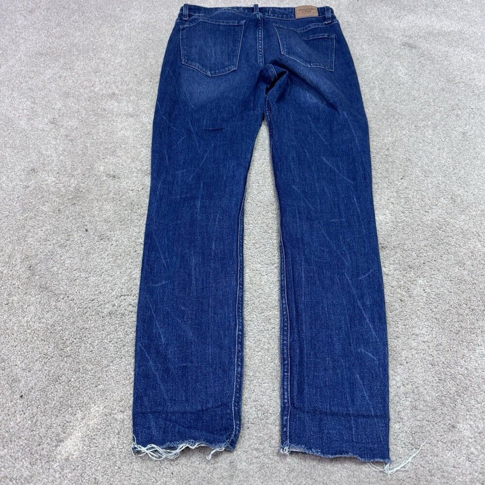 Abercrombie & Fitch Indigo Cropped Jeans - Picture 11 of 12